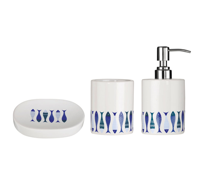 Highland Dunes Bidwell 3 Piece Bathroom Accessory Set & Reviews